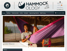 Tablet Screenshot of hammocks.ie